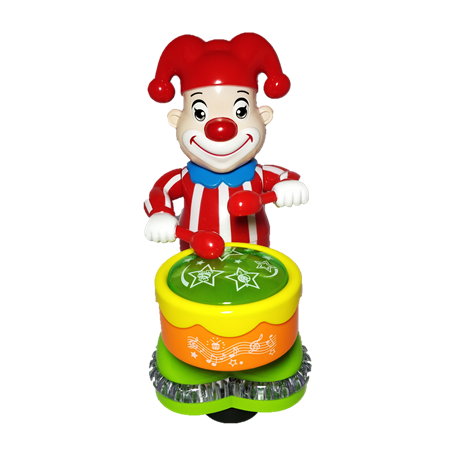 Happy Clown Drum Musical Toy For Kids