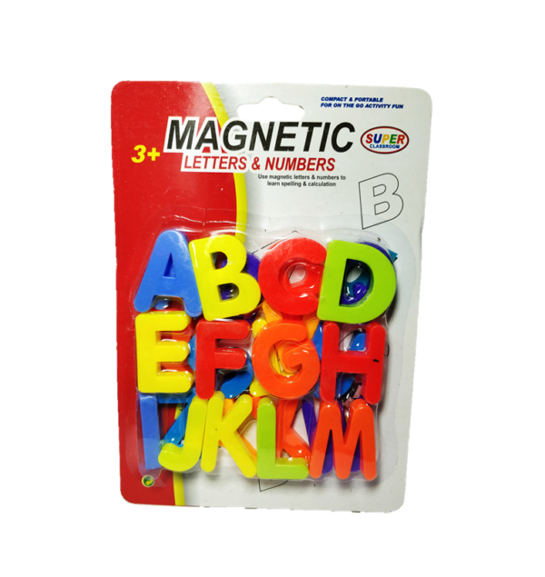 Magnetic Capital Letters Alphabet Educational Set For Kids