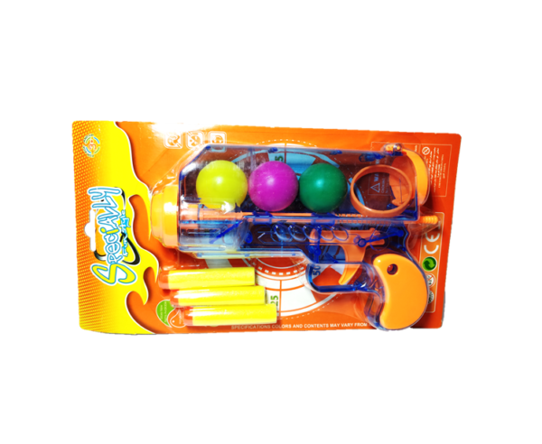 Fun Style Soft Balls Foam Bullet Gun Toy For Kids