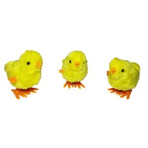 Adorable Key Operated Fur Chickens (Pack Of 2 Pieces)