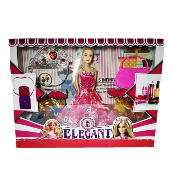 Elegant Doll Set For Kids With Doll & Accessories