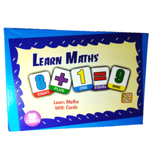 Learn Maths Thick Colourful Flash Cards Set (96 Pcs)
